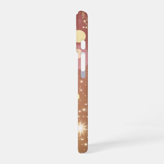 Coque iPhone 16 Glitter Starlight Bokeh (Côté gauche)