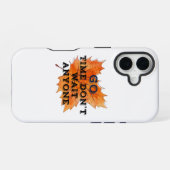 Coque iPhone 16 Go Time - Motivational Quote Design for the Fearle (Verso Horizontal)