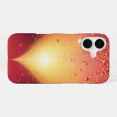 Coque iPhone 16 Golden Glow & Heart Romantic Phone Case (Verso Horizontal)