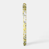 Coque iPhone 16 Golden Mosaic Glow (Côté gauche)
