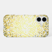 Coque iPhone 16 Golden Mosaic Glow (Verso Horizontal)