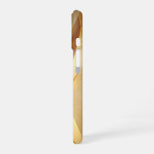 Coque iPhone 16 Golden Twist Abstract (Côté gauche)