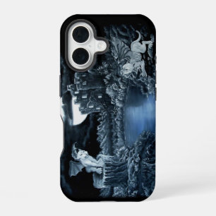Coque iPhone 16 Golem contre combat de district de Dolem