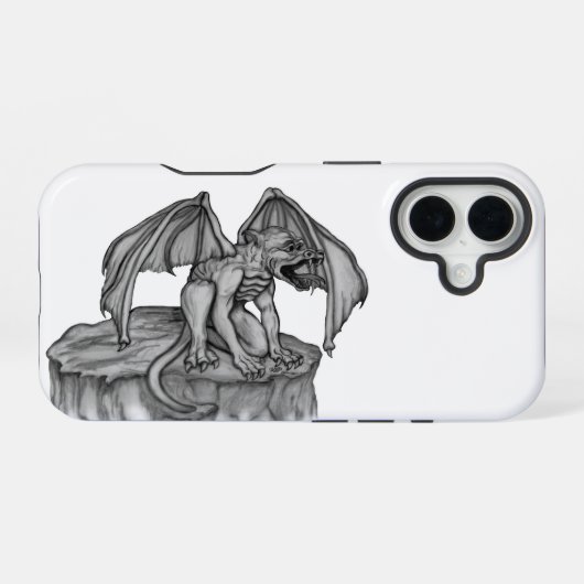 Coque iPhone 16 Golem Gargouille (Verso Horizontal)