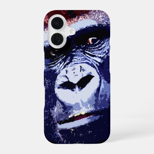 Coque iPhone 16 Gorille (Verso)