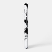 Coque iPhone 16 Gorille Noir & Blanc (Côté gauche)