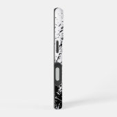 Coque iPhone 16 Gorille Noir & Blanc (Côté droit)