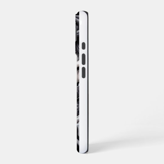 Coque iPhone 16 Gothic Skeleton Couple Phone Case (Côté gauche)