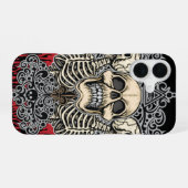 Coque iPhone 16 Gothic Skull & All-Seeing Eye  (Verso Horizontal)