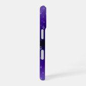 Coque iPhone 16 Gouttes de pluie sur arc-en-ciel violet (Côté droit)