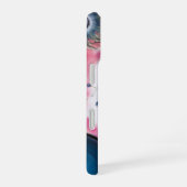 Coque iPhone 16 Grâce Bleue de Filigrane (Côté droit)