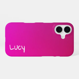Coque iPhone 16 Grace dans une ligne : Papillon Silhouette