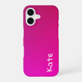 Coque iPhone 16 Grace dans une ligne : Papillon Silhouette (Verso)