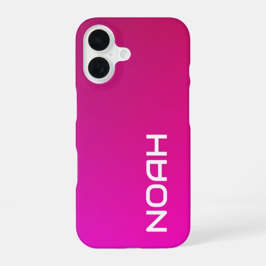 Coque iPhone 16 Grace dans une ligne : Papillon Silhouette (Verso)