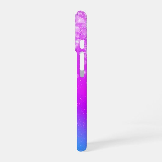 Coque iPhone 16 Gradient de galaxie néon (Côté gauche)