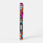 Coque iPhone 16 Graffiti Collage Pattern Phone Case iPhone 16 (Côté droit)