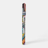 Coque iPhone 16 Graffiti coloré, (Côté droit)