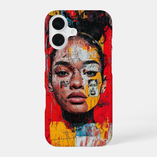Coque iPhone 16 Graffiti Queen (Verso)