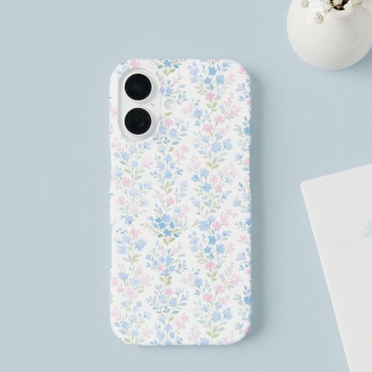 Coque iPhone 16 Grandmillennial Floral Phone Case