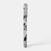 Coque iPhone 16 Granite Noir, Gris & Blanc (Côté droit)