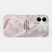 Coque iPhone 16 Graphique d'affirmation de manifestation (Verso Horizontal)