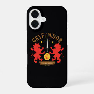 Coque iPhone 16 Graphisme du double lion et de l'épée de la maison