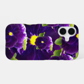 Coque iPhone 16 Grappes de pensées Deep Purple : Majestueuse Beaut (Verso Horizontal)