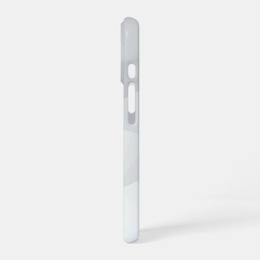 Coque iPhone 16 Gray Polygon Geometric Minimal (Côté gauche)