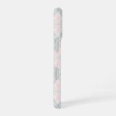Coque iPhone 16 Green and pink pastel diamond pattern (Côté droit)