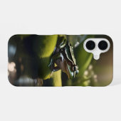 Coque iPhone 16 Green Frog Forest Life, (Verso Horizontal)