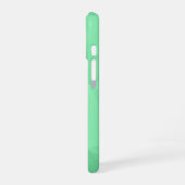 Coque iPhone 16 Green Polygon Geometric (Côté gauche)