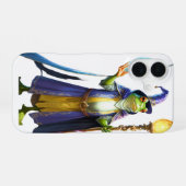 Coque iPhone 16 Grenouille Magicienne Lancant un Sortilège (Verso Horizontal)