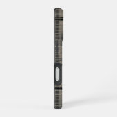Coque iPhone 16 Gris plat moderne et décalé (Côté droit)