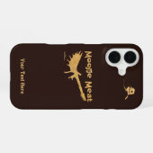 Coque iPhone 16 Groupe de rock Moose Meat (Verso Horizontal)