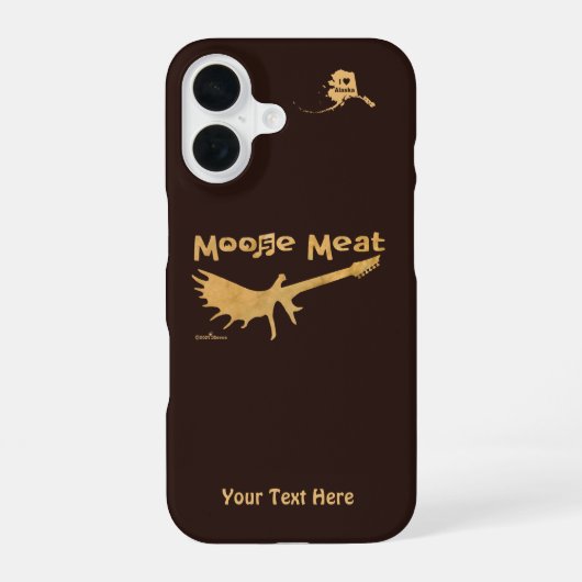 Coque iPhone 16 Groupe de rock Moose Meat (Verso)