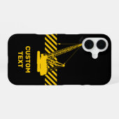 Coque iPhone 16 Grue de construction (Verso Horizontal)