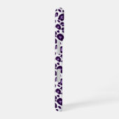 Coque iPhone 16 Guépard violet et noir (Côté droit)