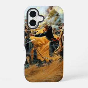 Coque iPhone 16 Guerre de Sécession Gettysburg le champ de blé