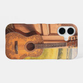 Coque iPhone 16 Guitare acoustique (Verso Horizontal)