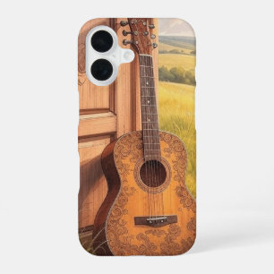 Coque iPhone 16 Guitare acoustique