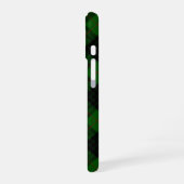 Coque iPhone 16 Gunn tartan vert noir plaid (Côté gauche)