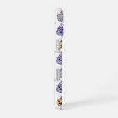 Coque iPhone 16 Halloween Cats and Pumpkins Pattern (Côté droit)