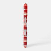 Coque iPhone 16 Hand-Painted Red Plaid Phone Case (Côté droit)