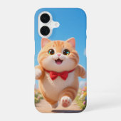 Coque iPhone 16 Happy Kawaii Cat Phone Case (Verso)