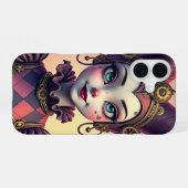 Coque iPhone 16 Harlequin Steampunk (Verso Horizontal)