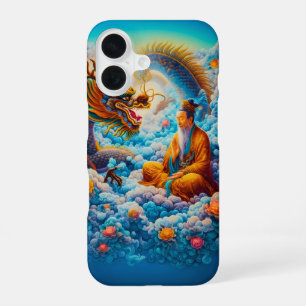 Coque iPhone 16 Harmonie Éternelle : La Bénédiction du Dragon