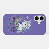 Coque iPhone 16 Harry Potter | Unicorne Graphique Forêt Interdite (Verso Horizontal)