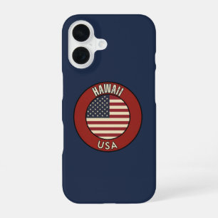 Coque iPhone 16 Hawaii États-Unis d'Amérique