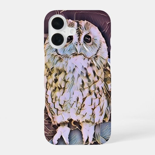 Coque iPhone 16 Hibou (Verso)