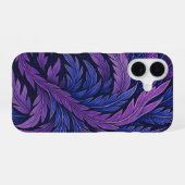 Coque iPhone 16 Hokusai Phoenix Purple Jpan Art (Verso Horizontal)